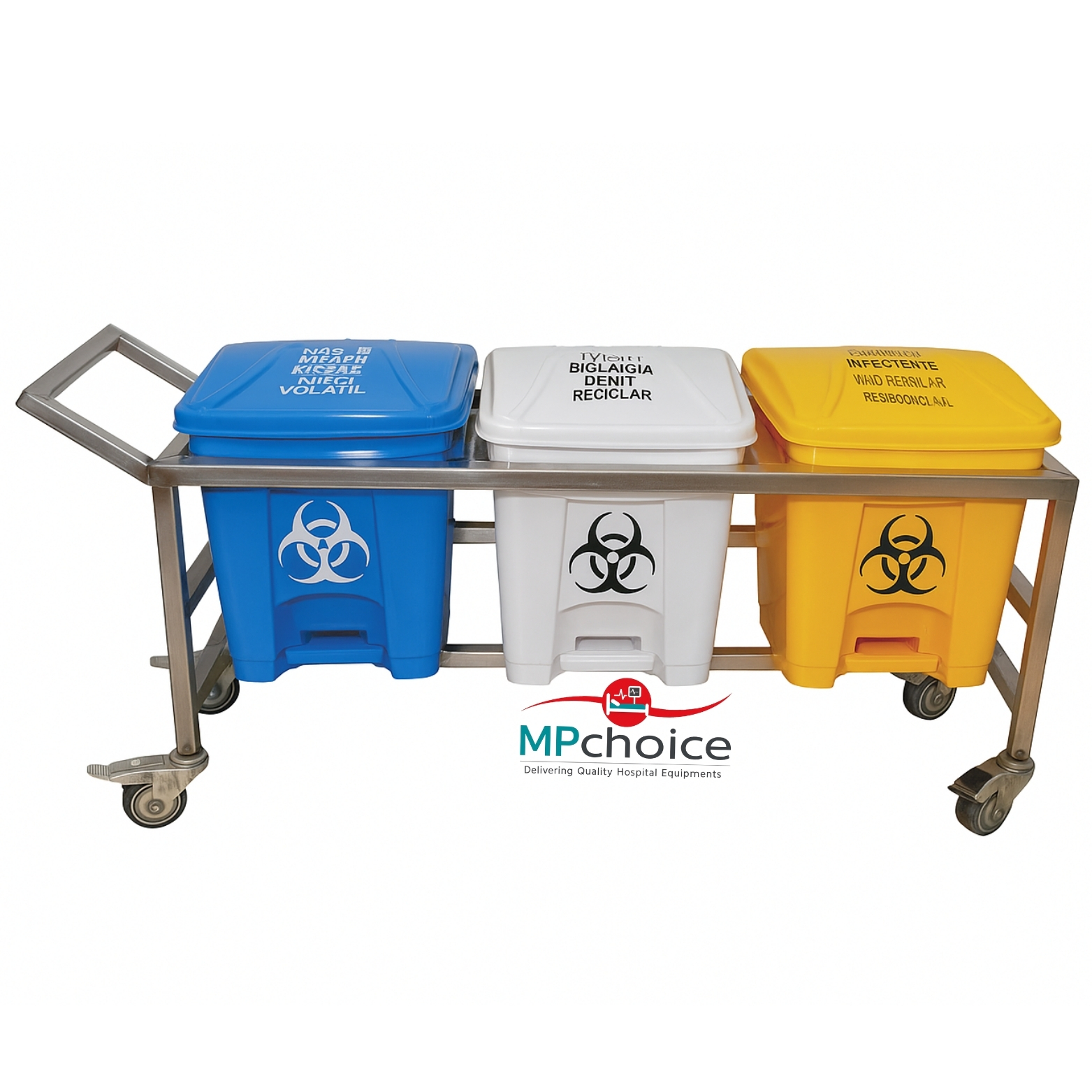Bio-Medical Waste Segregation Trolley