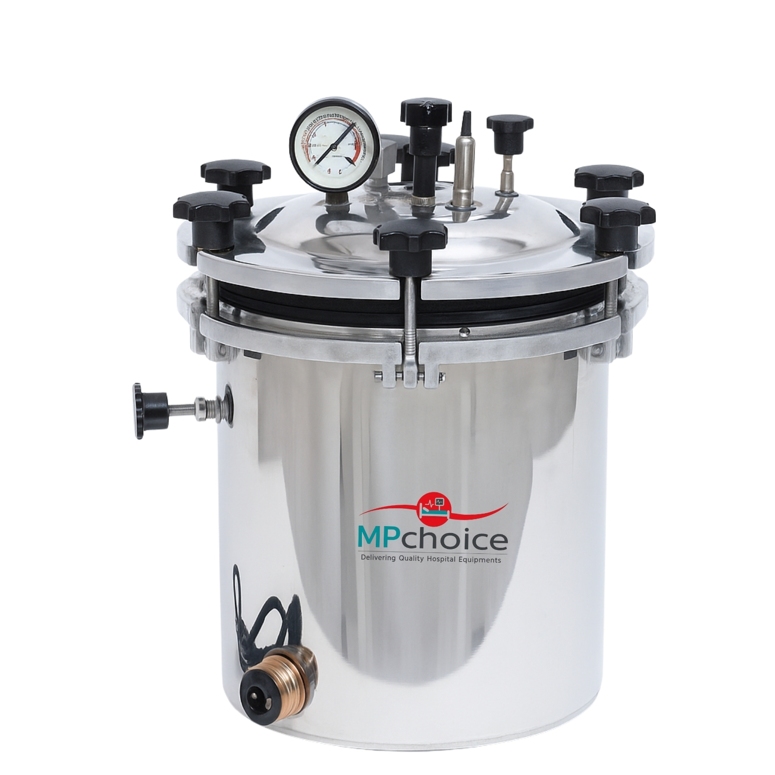 Autoclave (Portable) Wing Nut Type (S.S.) Electric